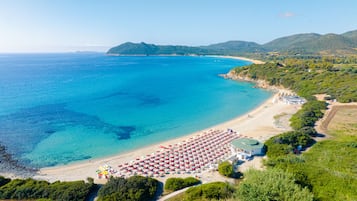 Vue sur la plage/l’océan