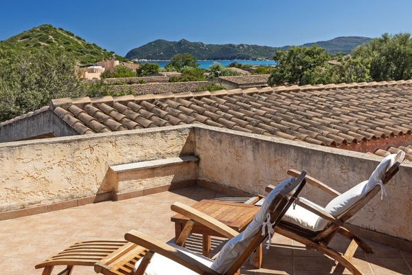 Double cottage room, sea view | Terrace/patio