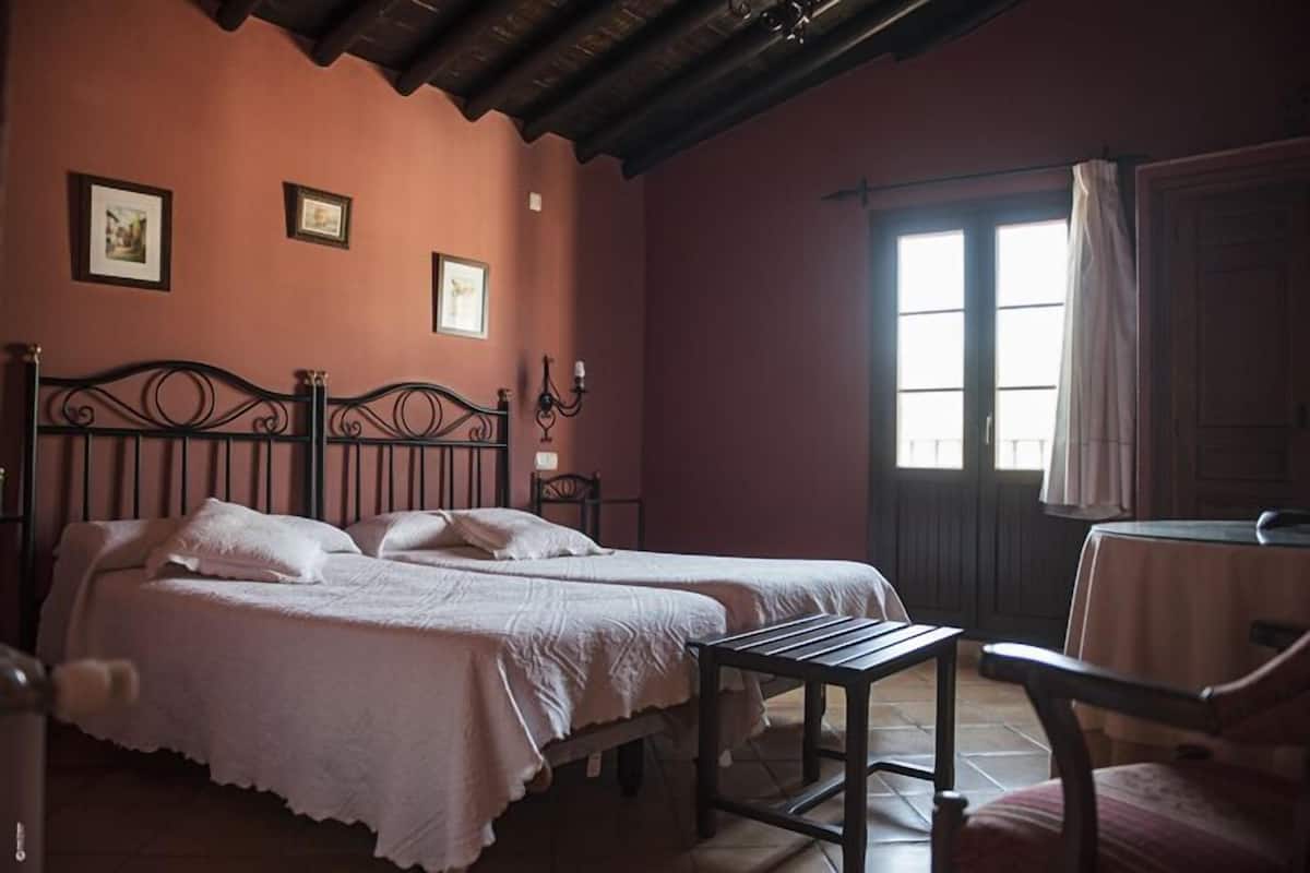 double or twin room | desk, blackout curtains, soundproofing, free cots/infant beds