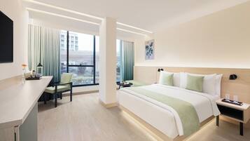 Svit Deluxe (Deluxe Suite) | Skrivbord, arbetsyta för laptop, strykjärn/strykbräda och gratis wi-fi