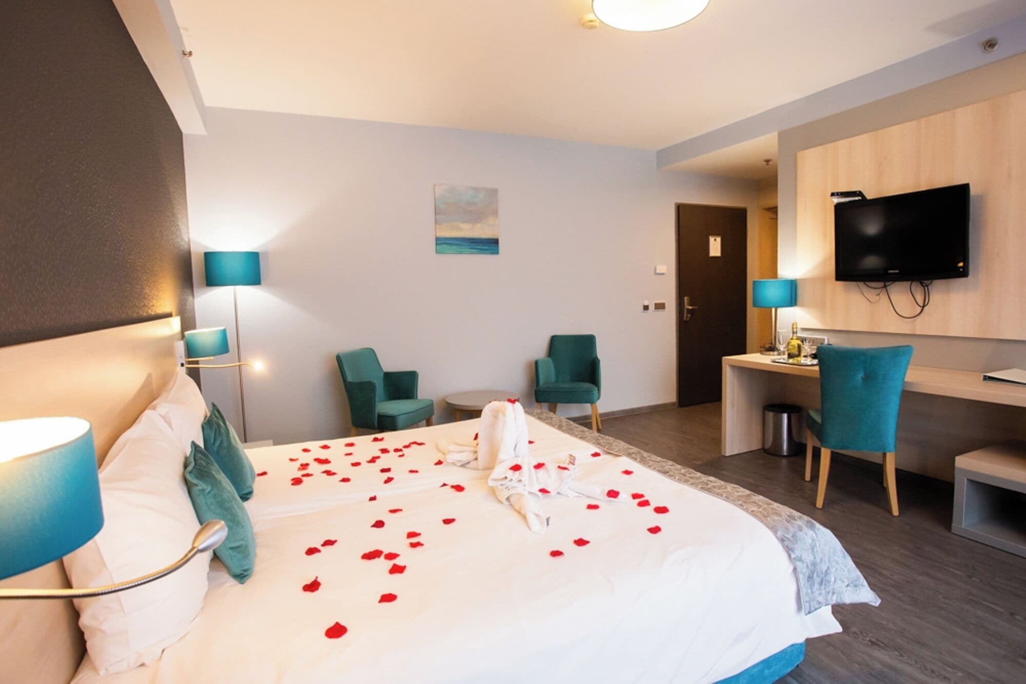 Literie de qualité supérieure, minibar, coffres-forts dans les chambres