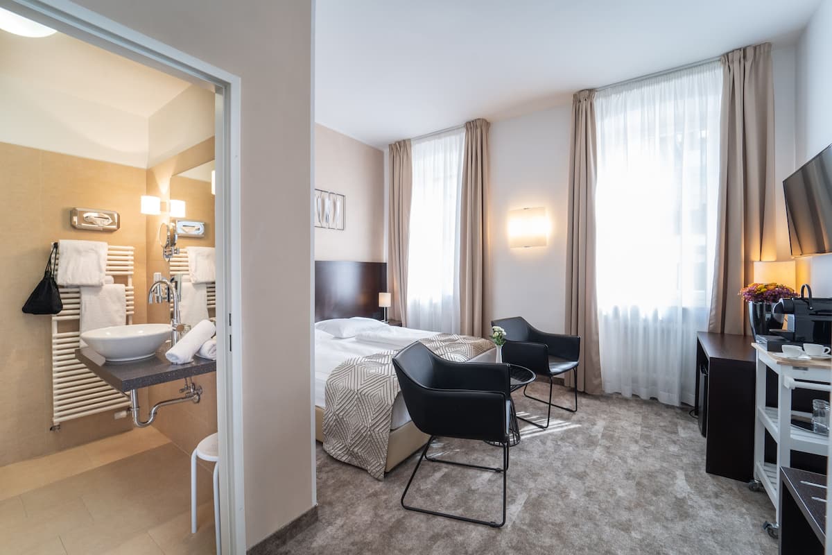 comfort double room | premium bedding, down duvets, select comfort beds, minibar