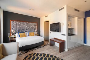 Couette en duvet d'oie, coffres-forts dans les chambres, bureau