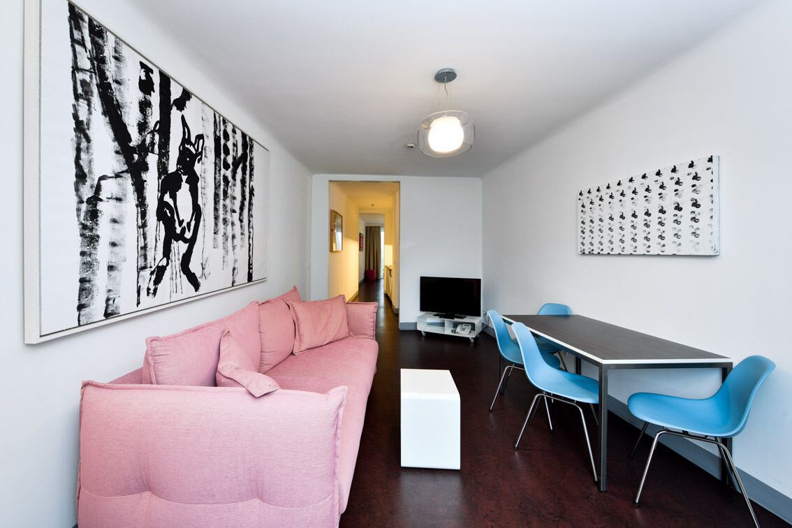 apartment, 1 bedroom, balcony (elephant) | living area | 42-inch led tv with cable channels, tv