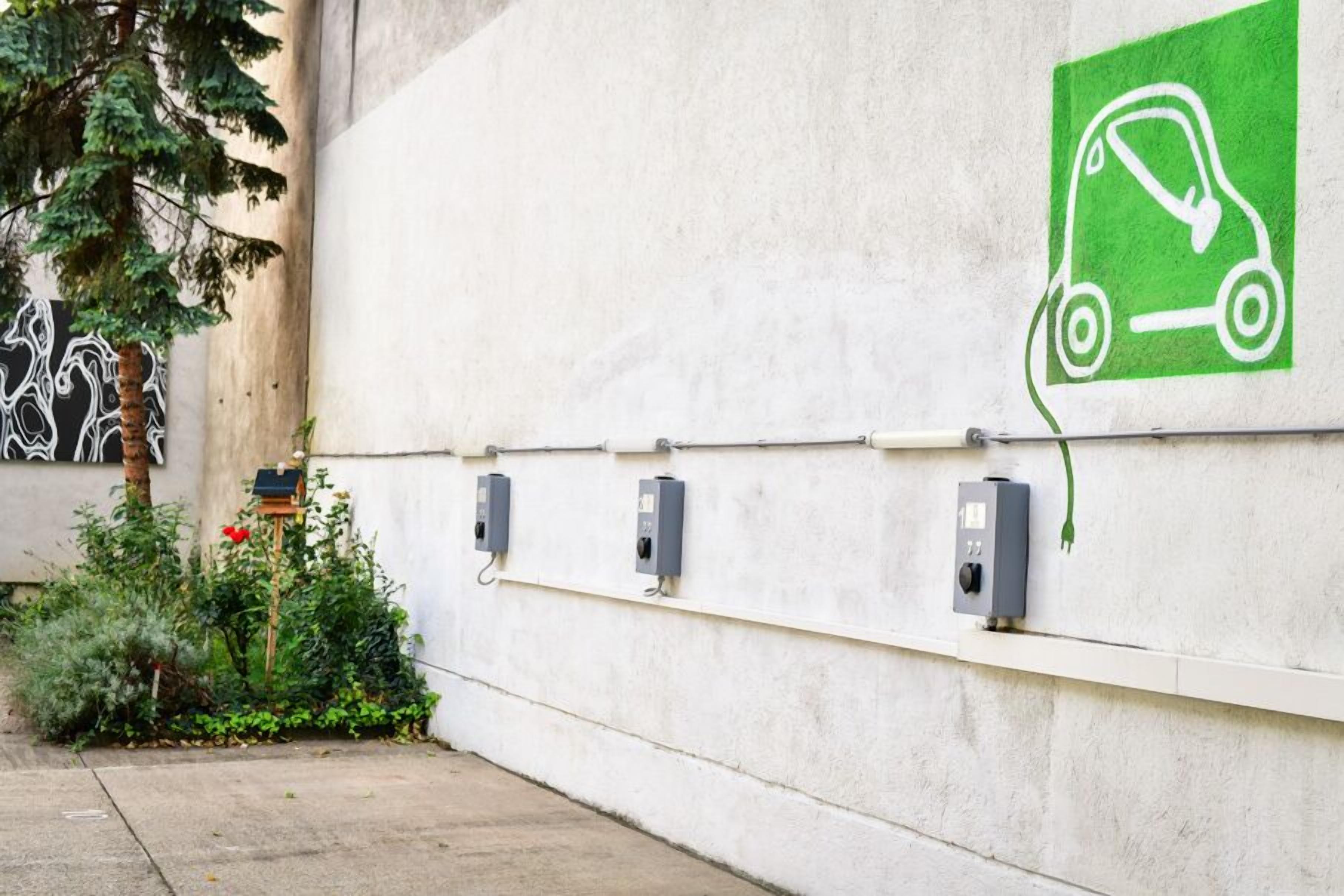 electric vehicle-charging station