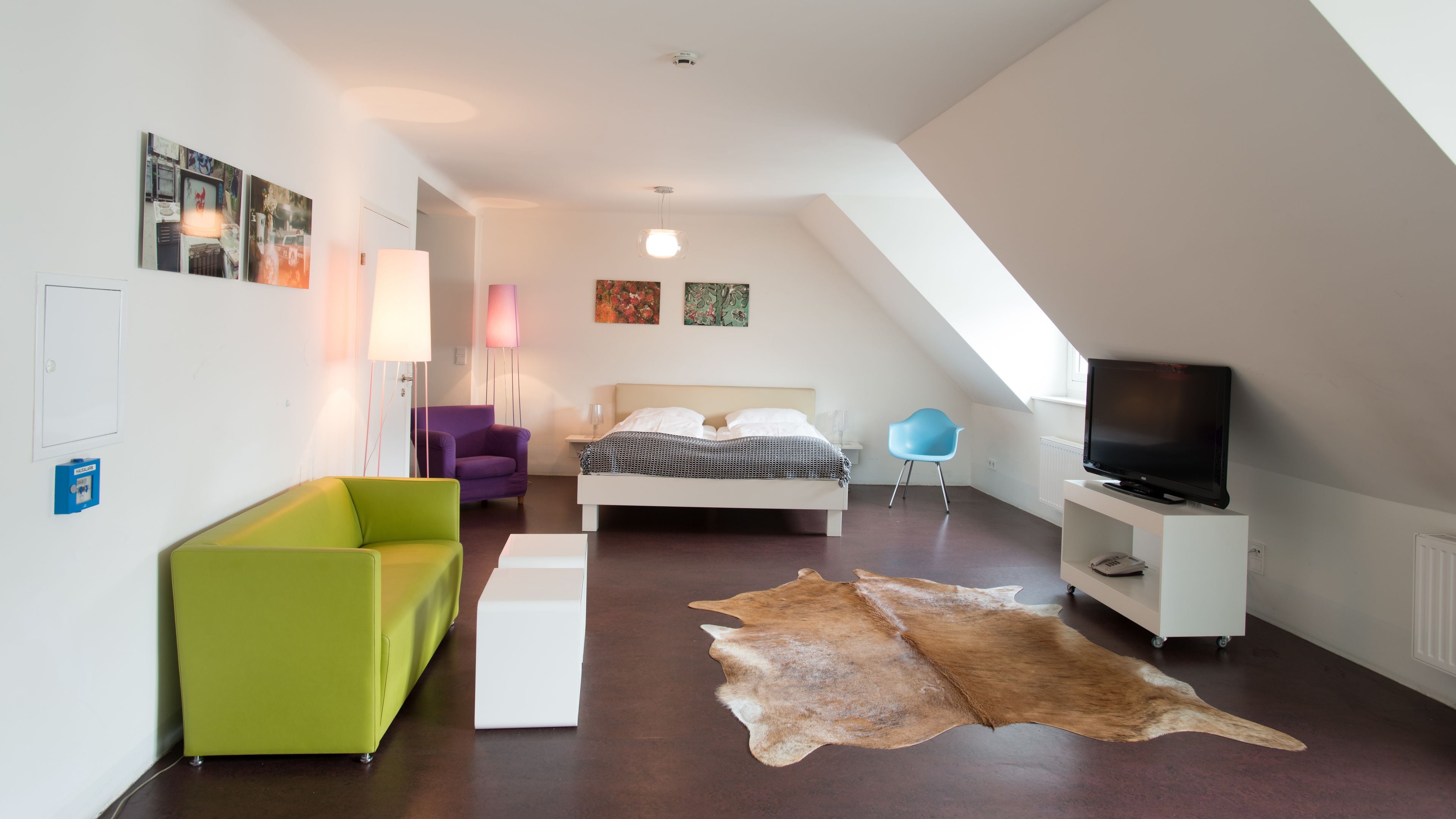 penthouse, terrace, city view (zebra) | 1 bedroom, hypo-allergenic bedding, in-room safe, desk