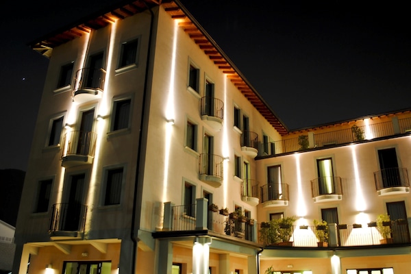 Front of property - evening/night