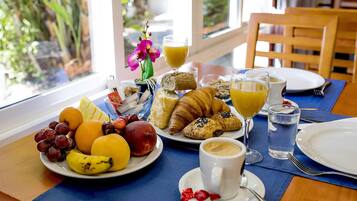 Daily buffet breakfast (EUR 10 per person)