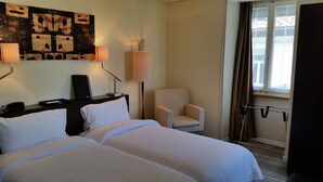 Double Room | Pillowtop beds, in-room safe, desk, iron/ironing board - Hotel Harder Minerva (Interlaken)