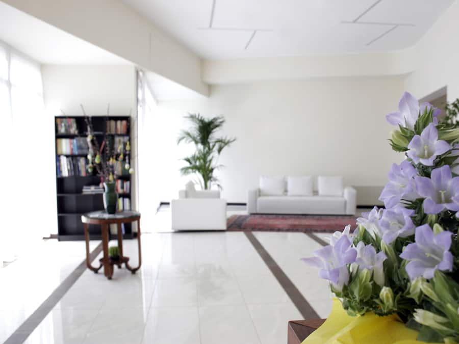 Lobby sitting area