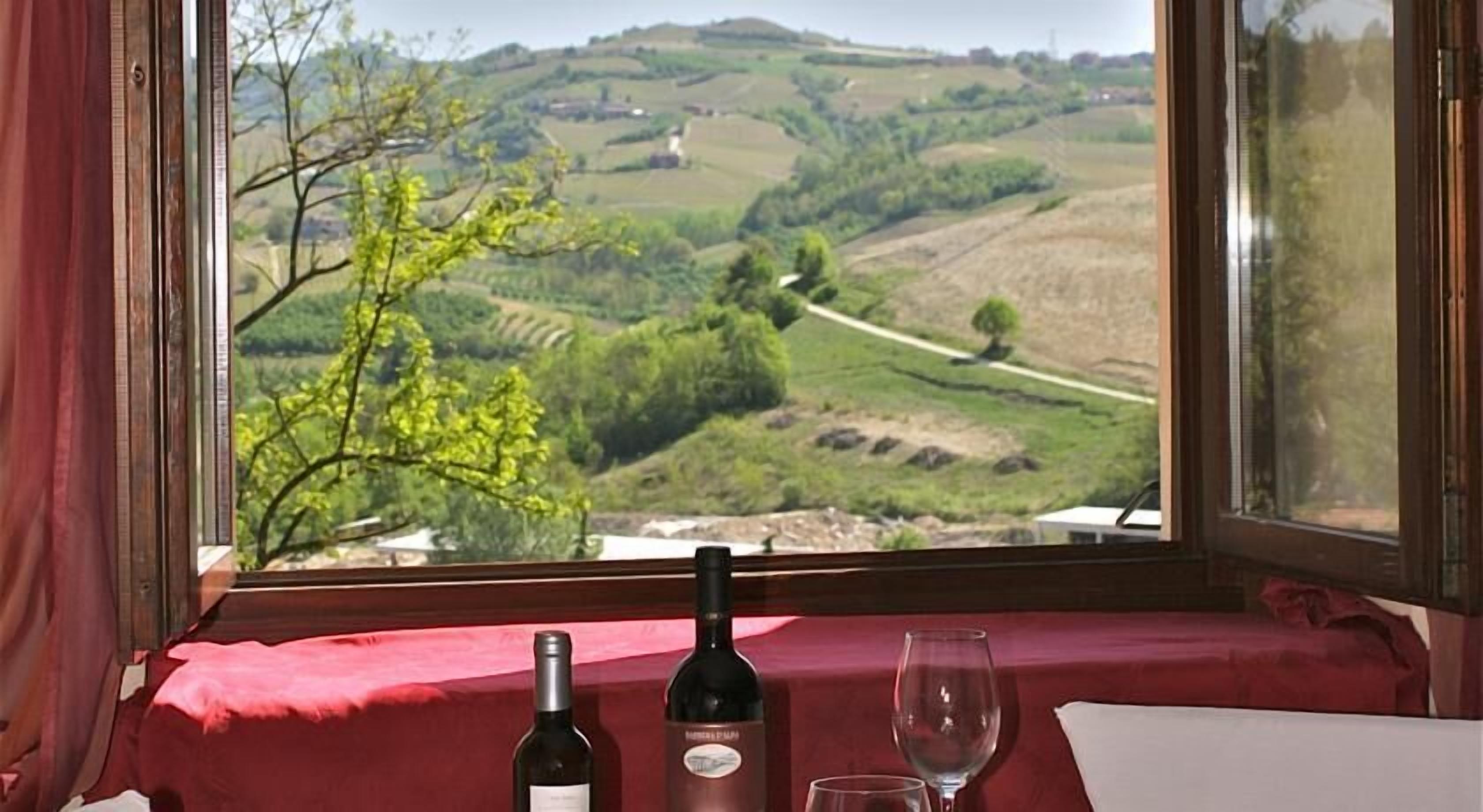 Blick von der Unterkunft