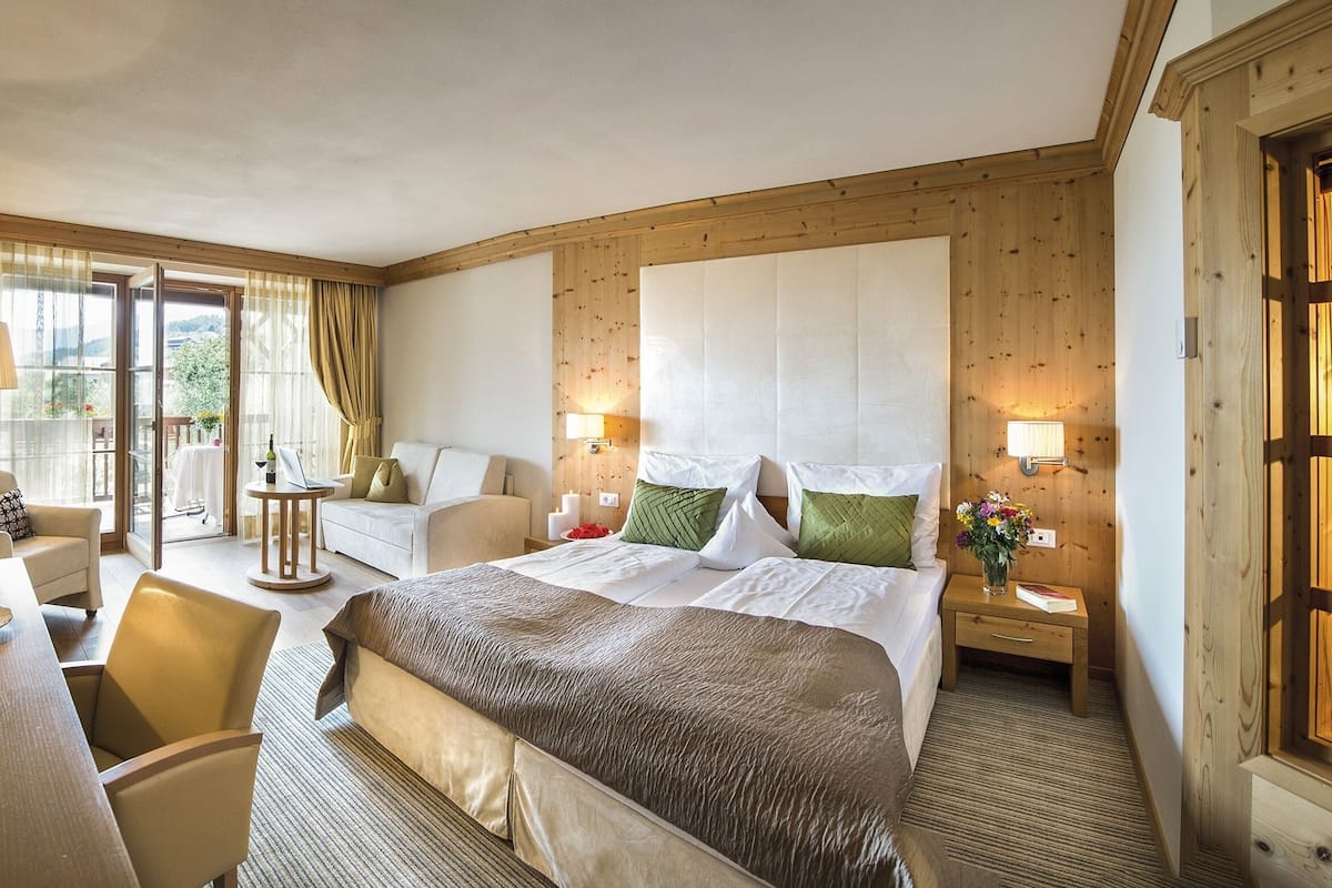 Junior suite (Schlern) | 1 slaapkamer, een minibar, babybedden, gratis wifi