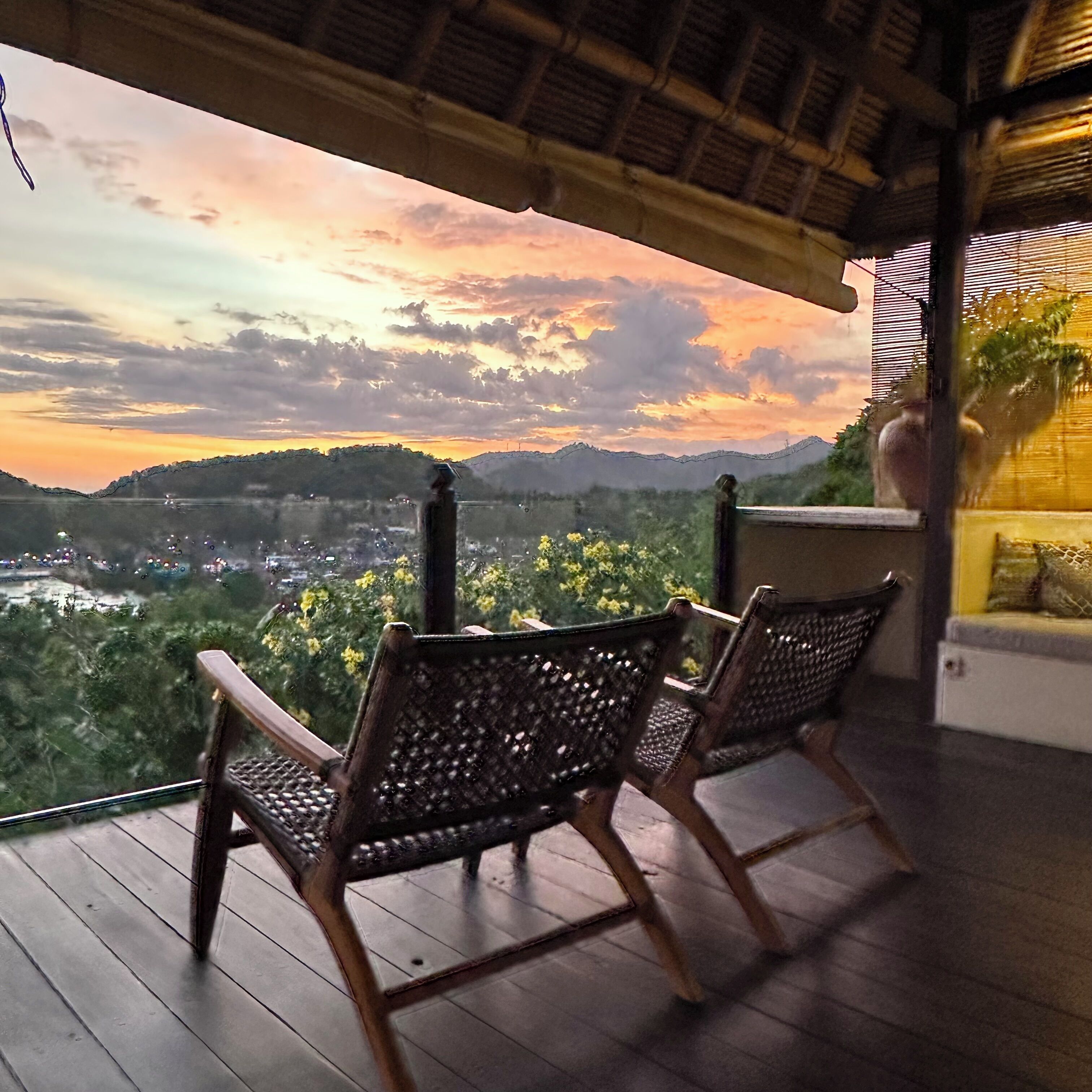 Pemandangan balkon