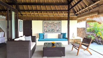 Villa Panoramique, 2 chambres | Coin séjour