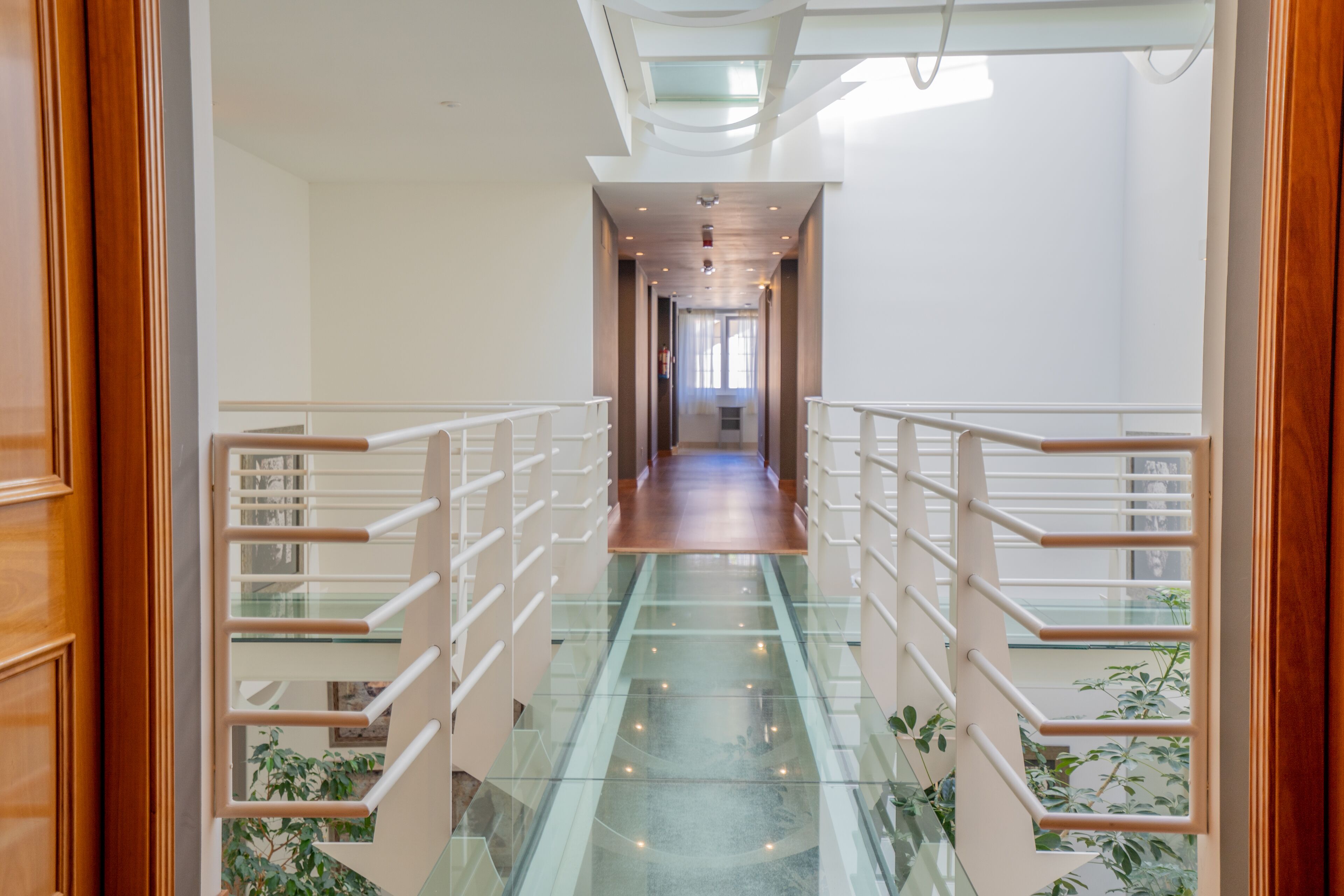 handrails in hallways