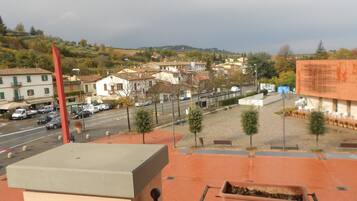 Blick von der Unterkunft