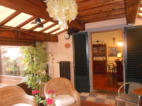 Sala de estar en el lobby