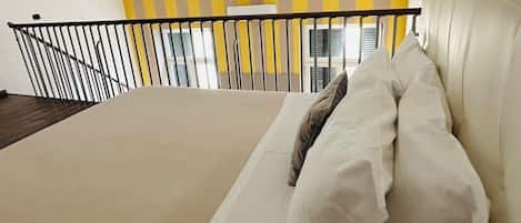 Premium bedding, Select Comfort beds, desk, free WiFi
