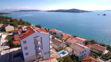 Blick von der Unterkunft