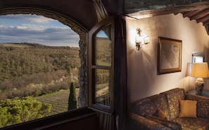 Junior Suite | View from room - Castello di Spaltenna- Small Luxury Hotels of the World (Gaiole in Chianti)