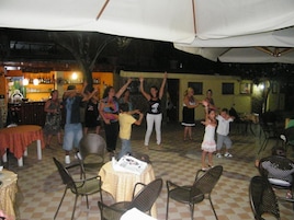 Breakfast, lunch, dinner served; Italian cuisine, alfresco dining