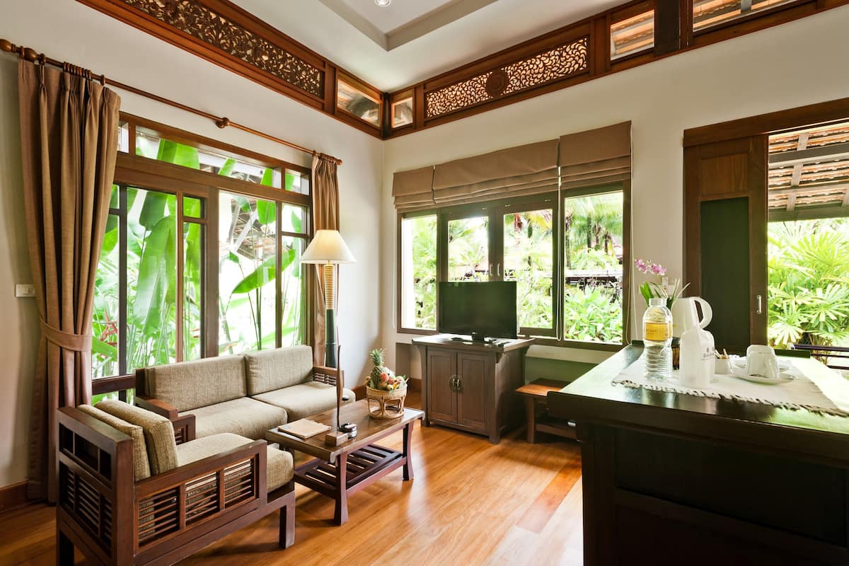 thai style bungalow  | view from room