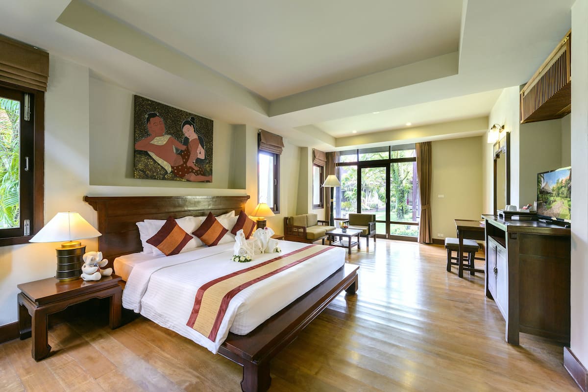 thai style deluxe | 1 bedroom, premium bedding, pillow-top beds, minibar