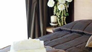 1 quarto, lençóis italianos Frette, frigobar, cofres nos quartos