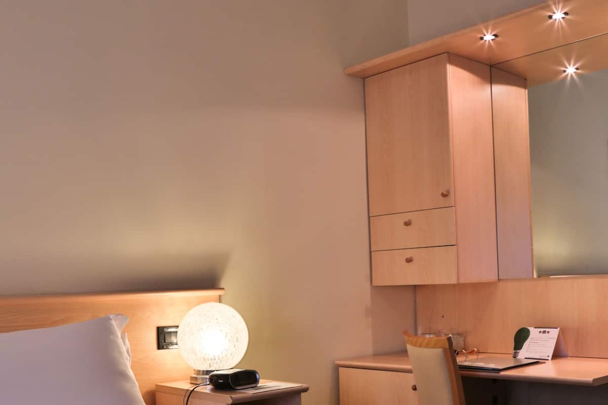 Enkeltrom – standard | Dundyner, minibar, safe på rommet og skrivebord