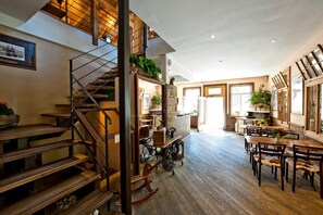 Interior entrance