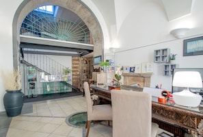 Interior entrance