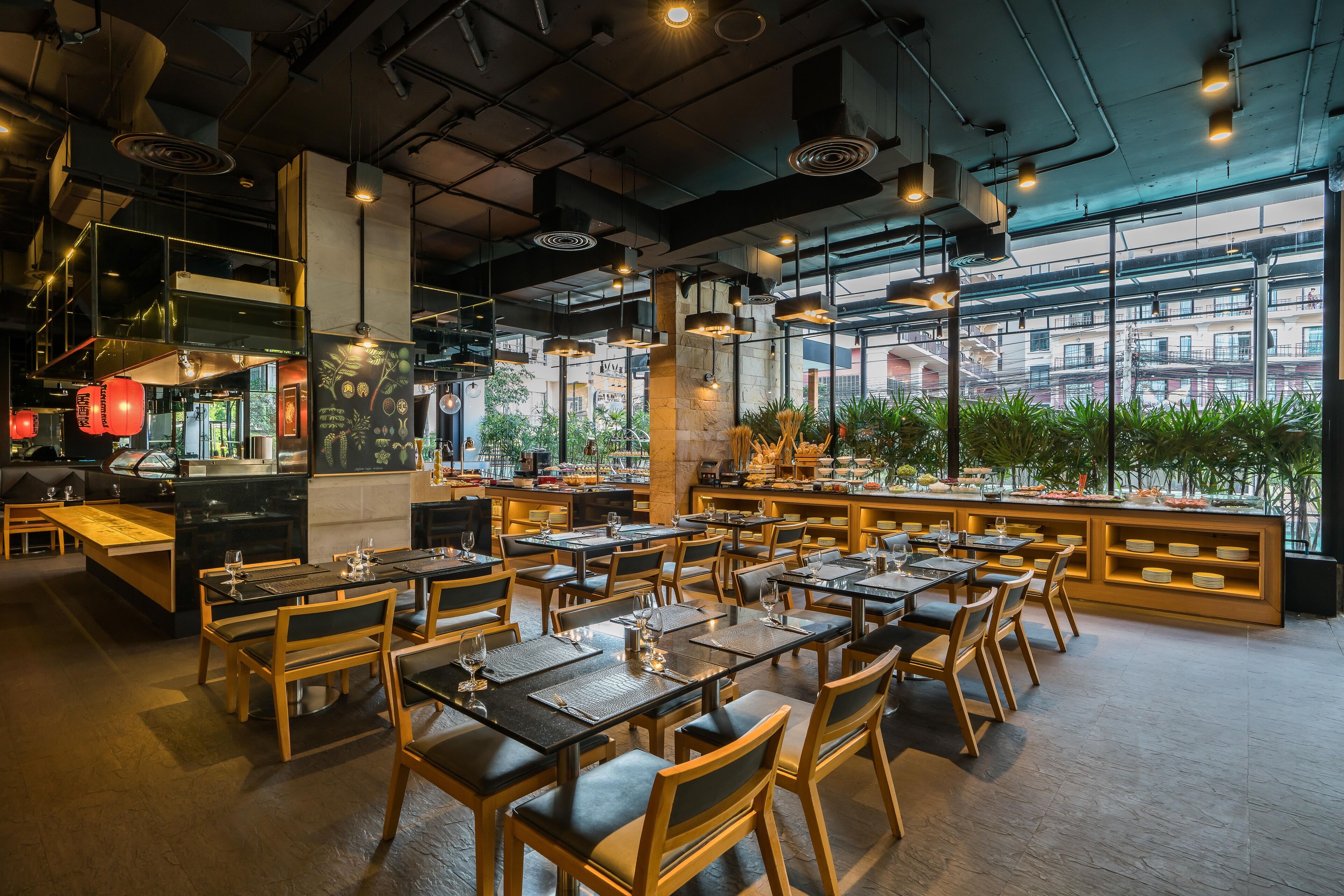 breakfast, lunch, dinner served; pool views