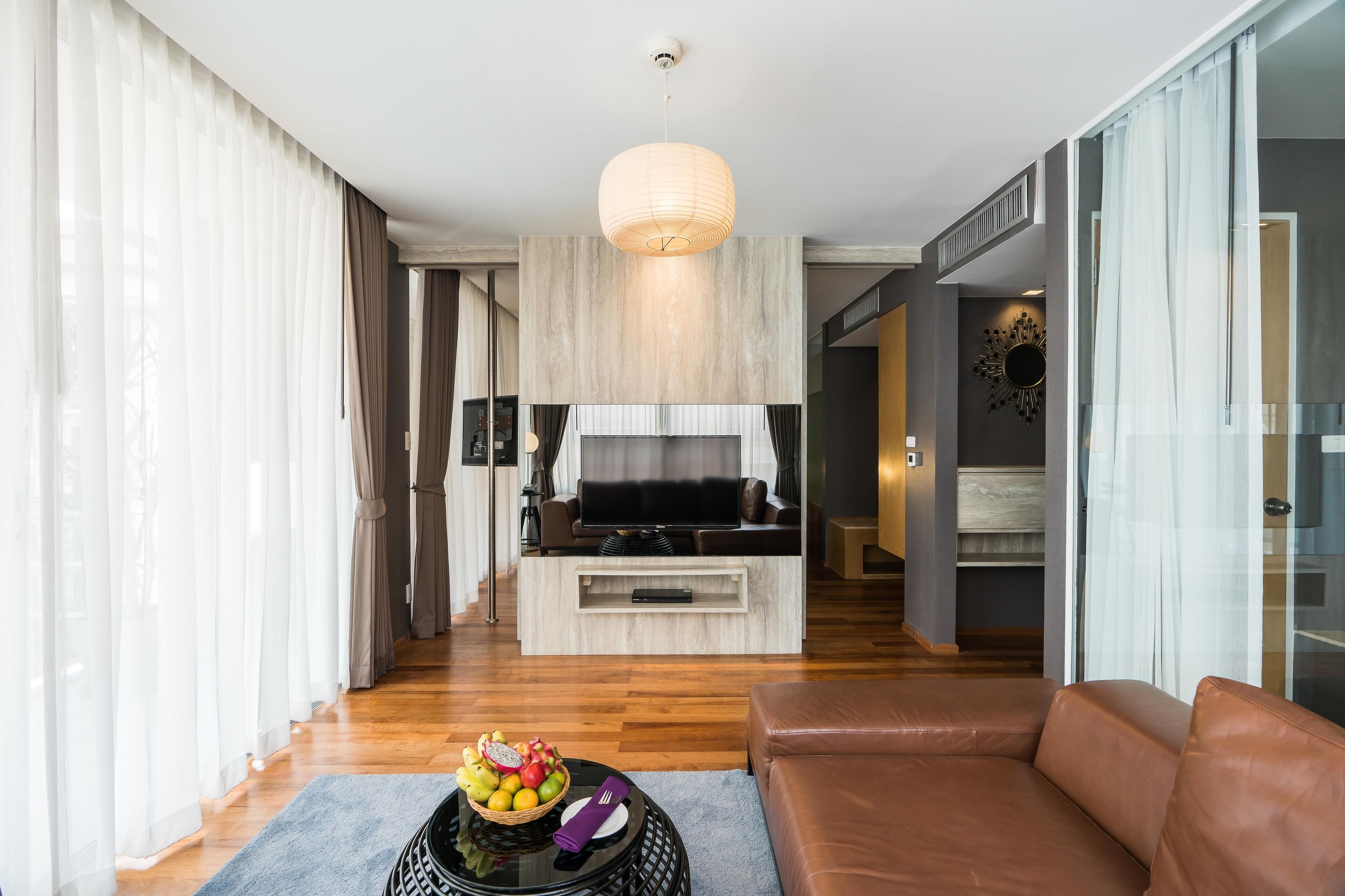 suite, 2 bedrooms (vista) | living area | 40-inch flat-screen tv with satellite channels, tv