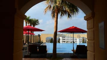 Indoor pool, seasonal outdoor pool