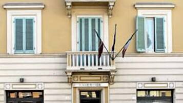 Fassade der Unterkunft