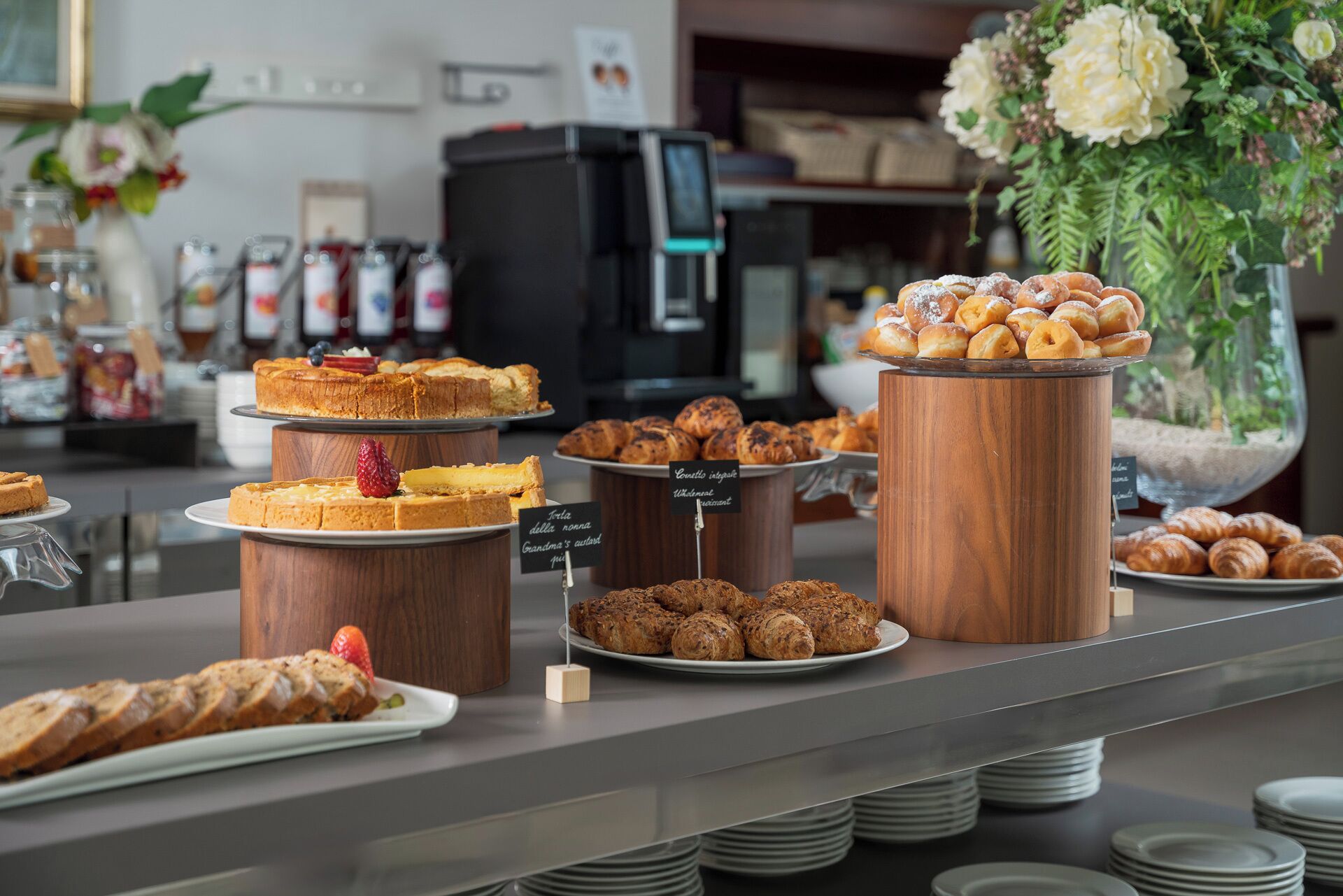 daily buffet breakfast (eur 8.5 per person)