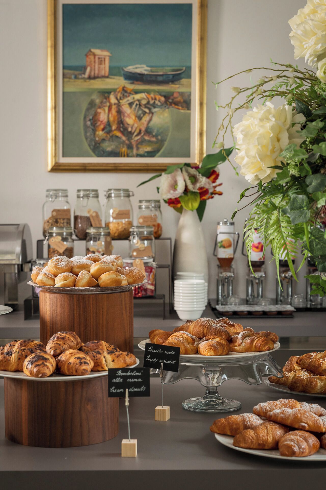 daily buffet breakfast (eur 8.5 per person)