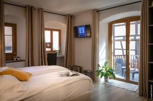 Quarto, terraço | Individualmente decorados, individualmente mobiliados, Wi-Fi de cortesia