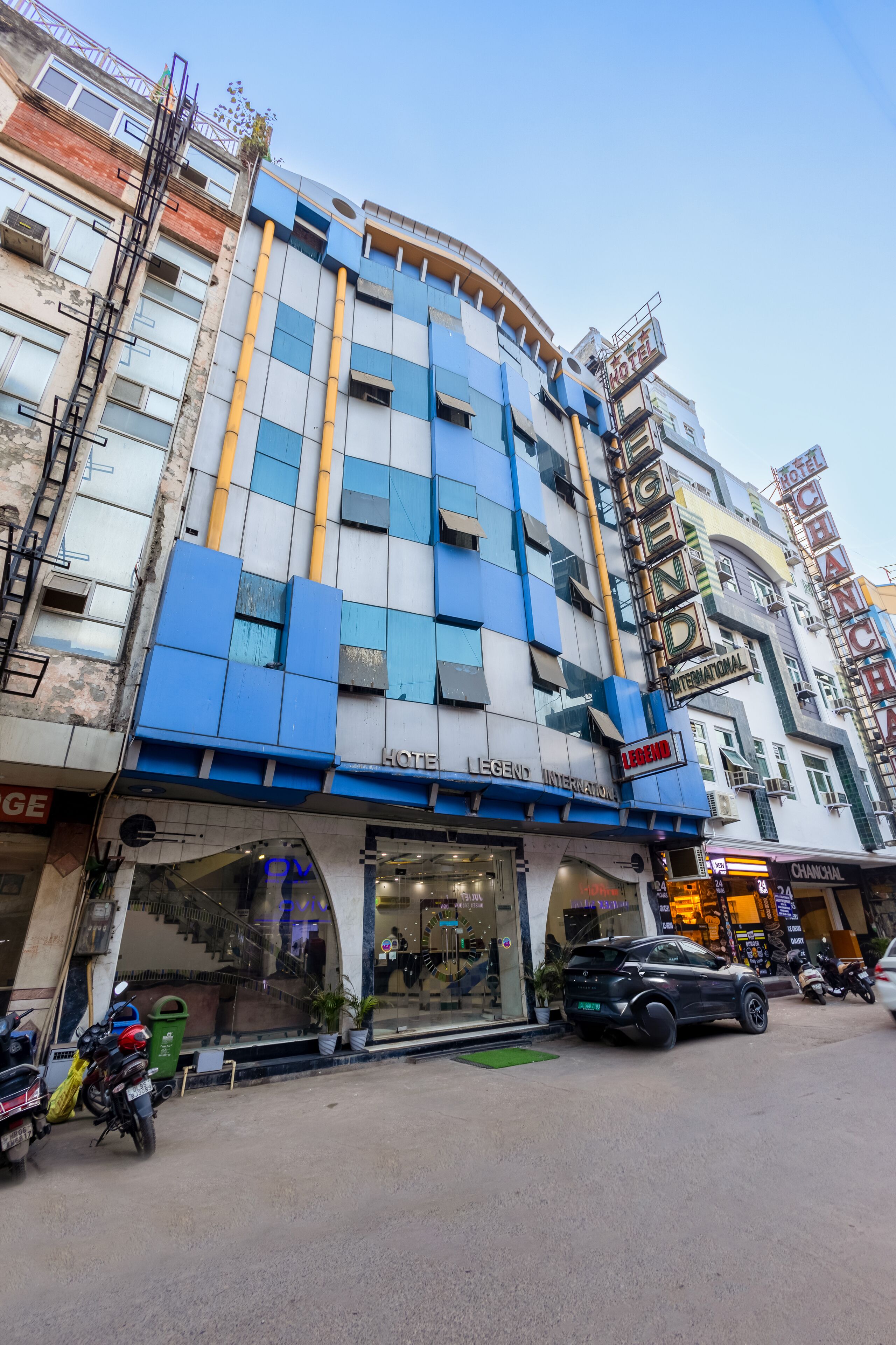 Facciata della struttura