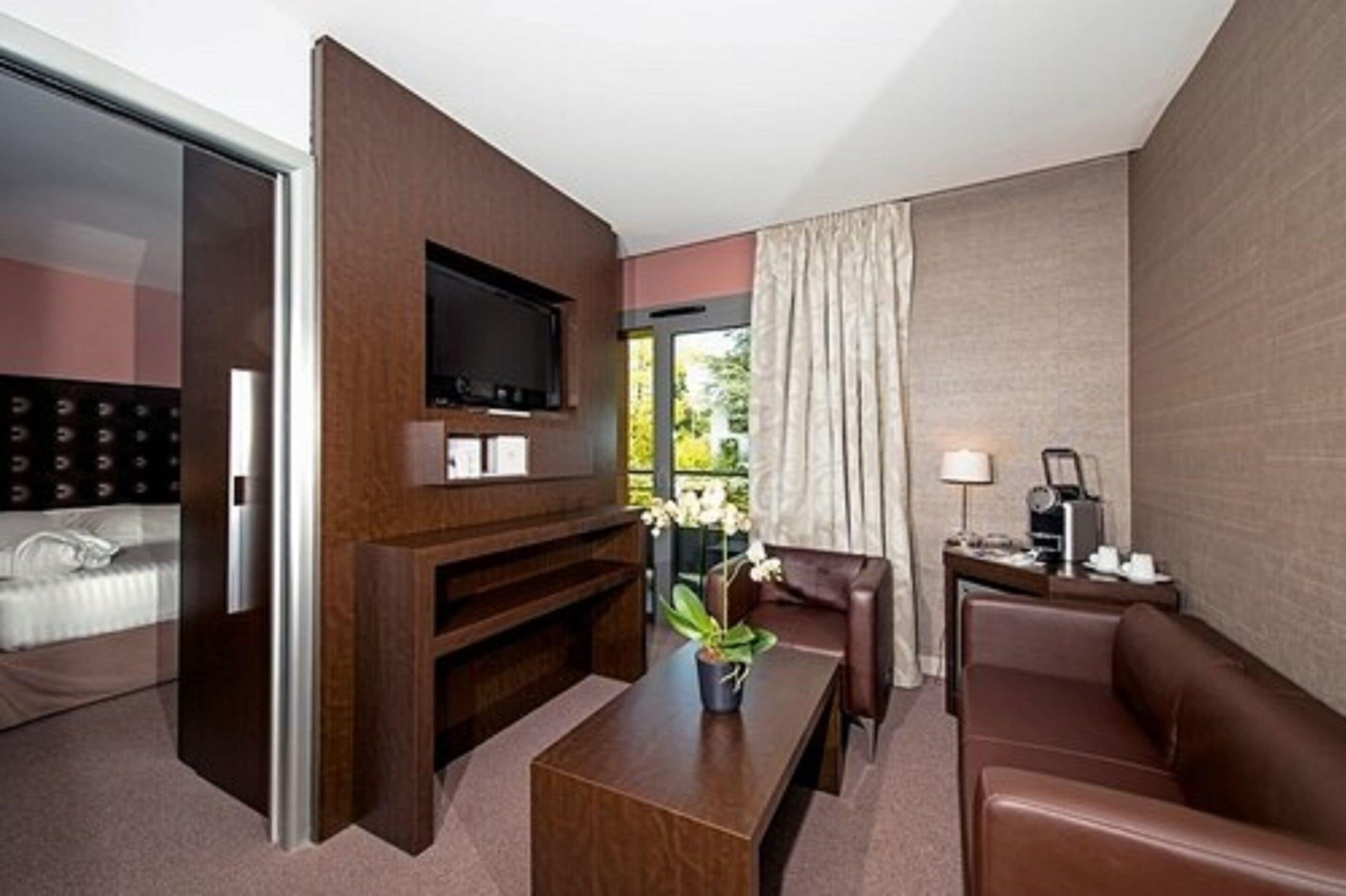 junior suite 1 hour spa access included | in-room safe, desk, soundproofing, iron/ironing board