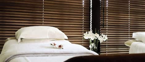 Espace de soins pour les couples, hammam, soins de réflexologie