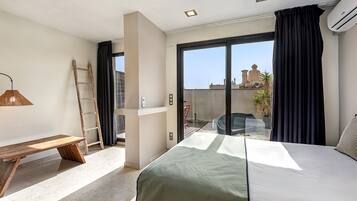 3 chambres, minibar, coffres-forts dans les chambres, bureau