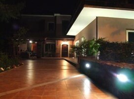 Front of property - evening/night