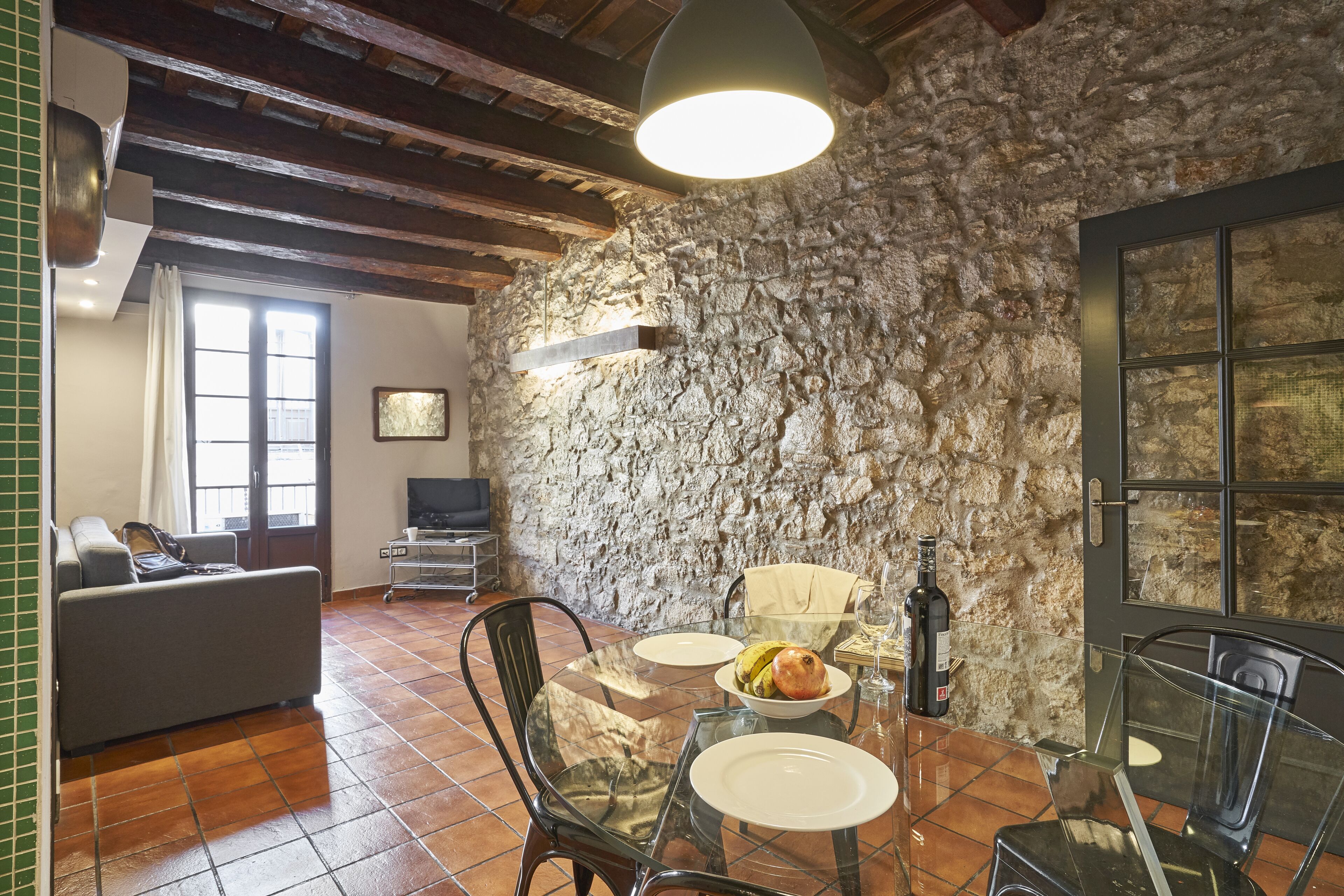 Standard Apartment, 2 Bedrooms, Balcony | Living area | Plasma TV