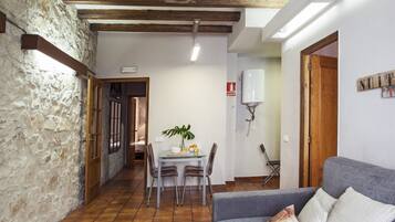 Standard Apartment, 2 Bedrooms, Balcony | Living area | Plasma TV