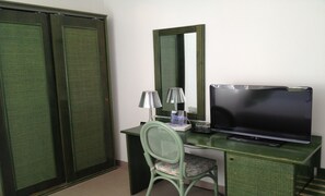 Italiaanse Frette-lakens, een minibar, een kluis op de kamer, een bureau