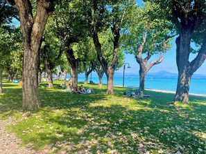 靠近海滩