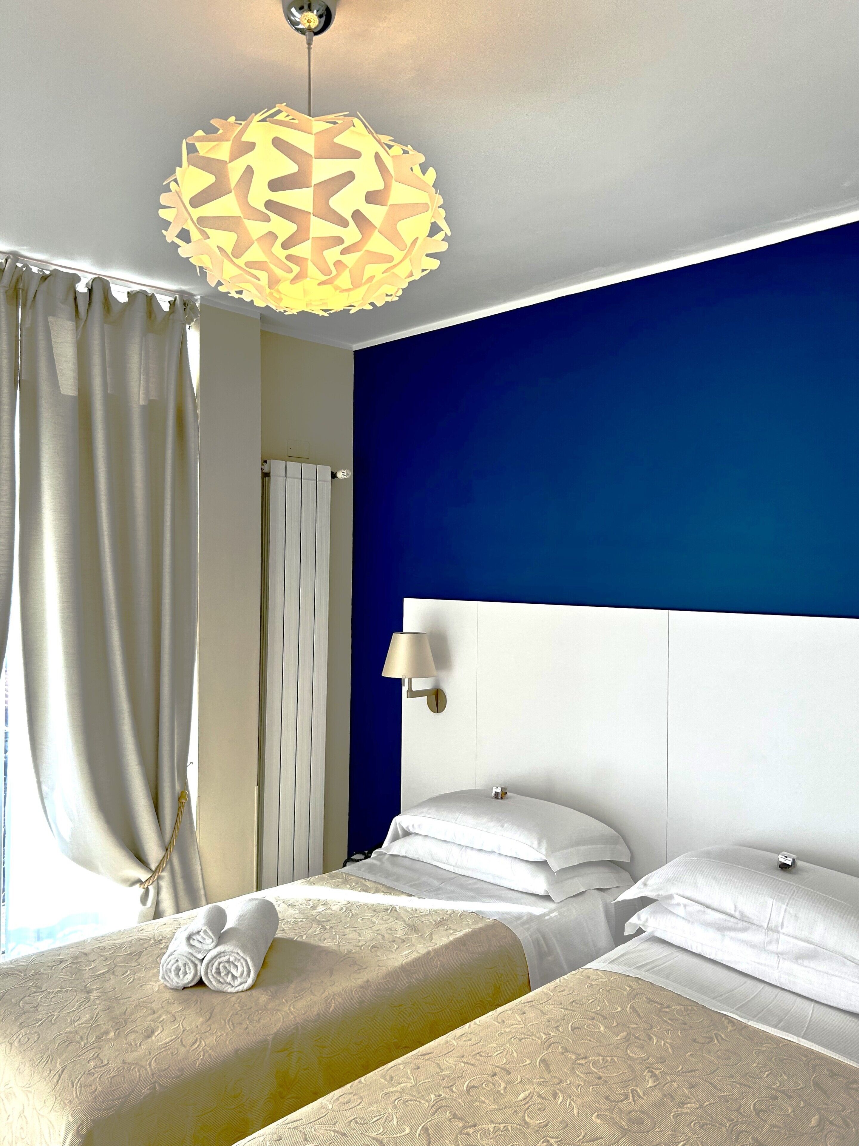 double or twin room, partial sea view | in-room safe, blackout curtains, soundproofing, free wifi
