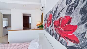 Executive-Apartment | Bettwäsche aus ägyptischer Baumwolle, Zimmersafe, Schreibtisch