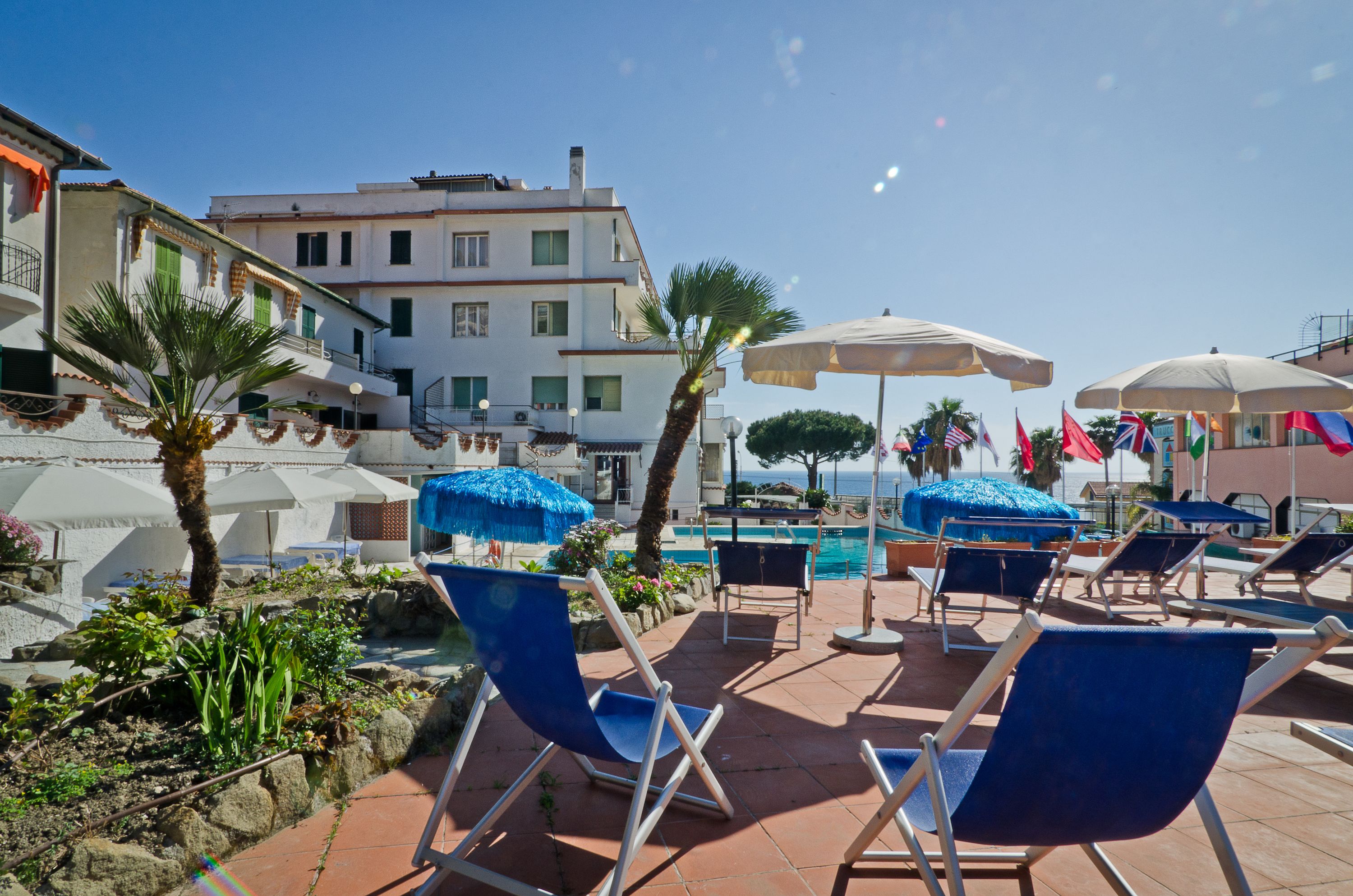 Blick von der Unterkunft